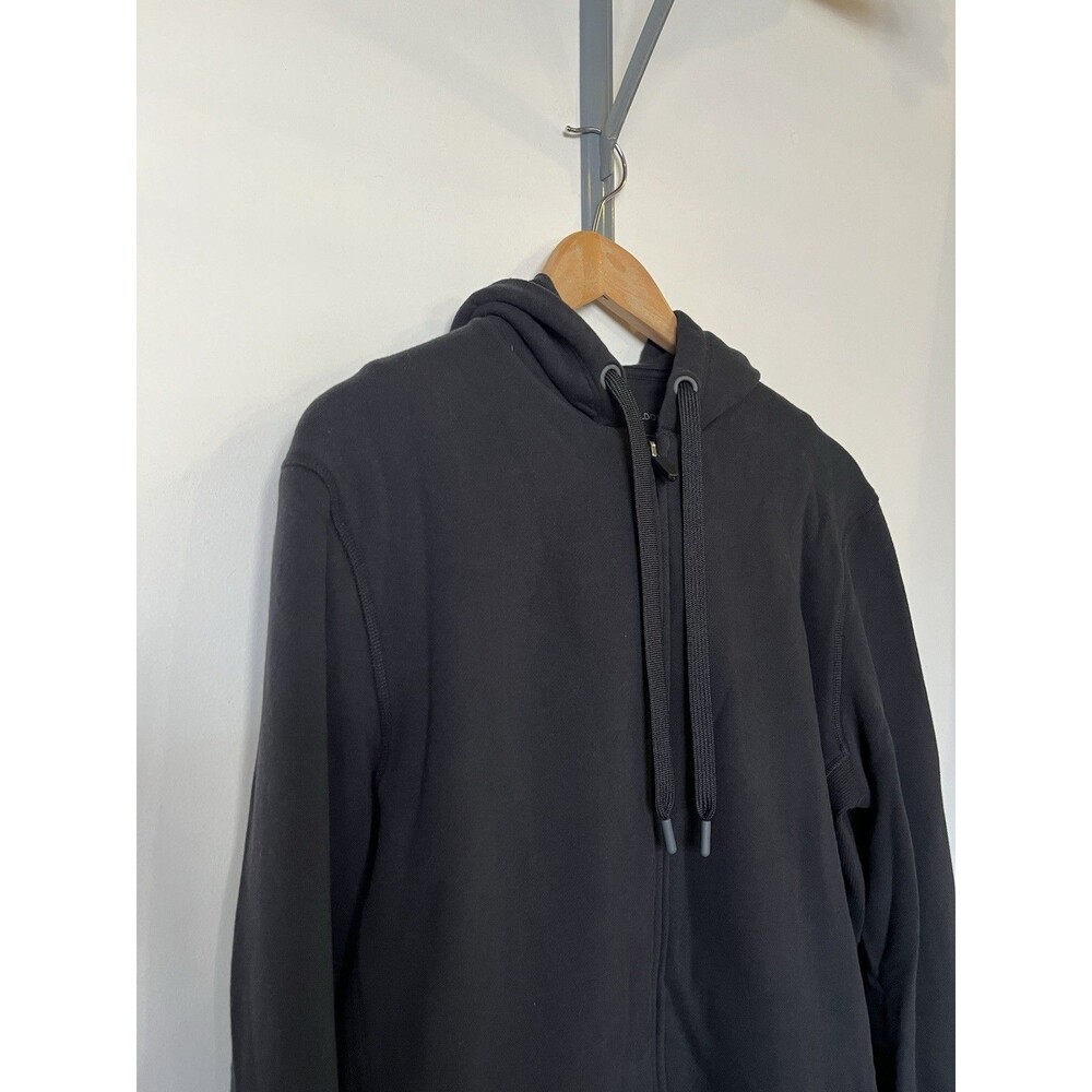 Mack Weldon Black Ace Micro Brushed French Terry Full Zip Hoodie Size Small - Picture 5 of 8